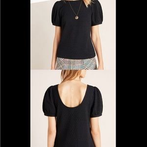 Porridge Parker Puff Top from Anthropologie